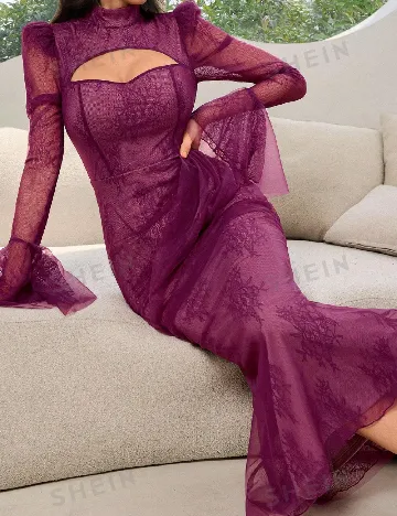 Rochie lunga SHEIN, mov