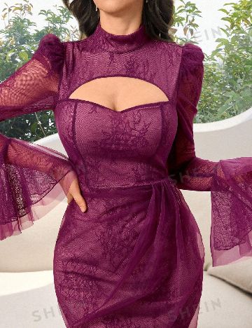 Rochie lunga SHEIN, mov
