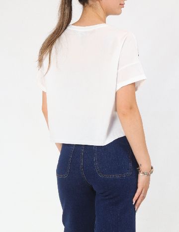 Tricou Bershka, alb