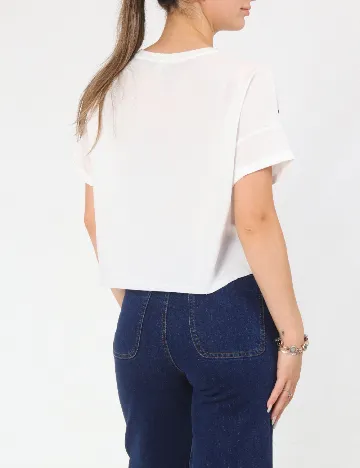 Tricou Bershka, alb