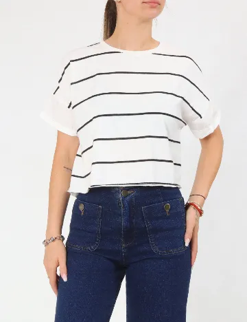 Tricou Bershka, alb