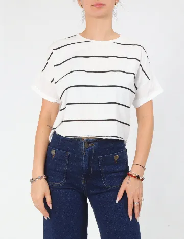 Tricou Bershka, alb