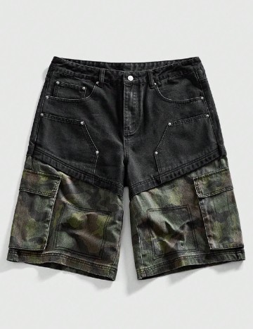 Pantaloni scurti Romwe, mix culori
