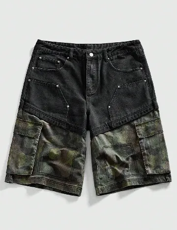 Pantaloni scurti Romwe, mix culori
