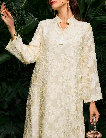 Rochie medie SHEIN, galben deschis