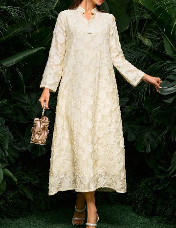 Rochie medie SHEIN, galben deschis
