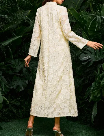 Rochie medie SHEIN, galben deschis