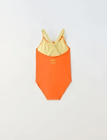 Costum de baie Zara, mix culori