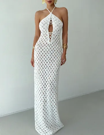 Rochie lunga SHEIN, alb