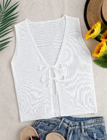 Top SHEIN, alb
