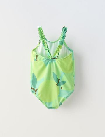 Costum de baie Zara, verde