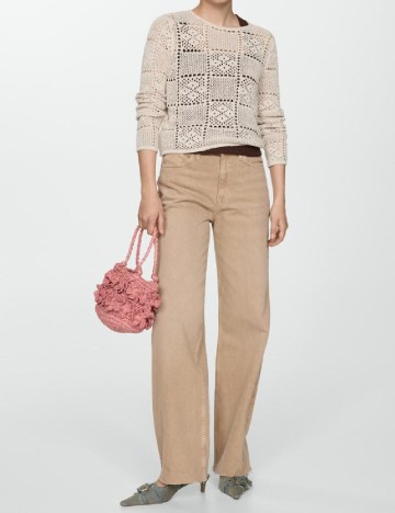 Bluza Mango, crem