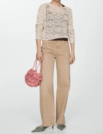 Bluza Mango, crem