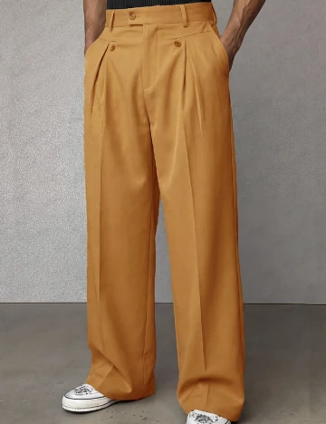 Pantaloni SHEIN, maro