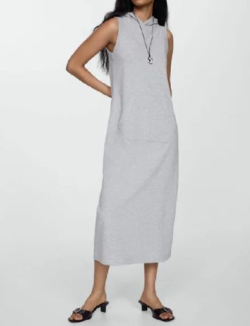 Rochie medie Mango, gri