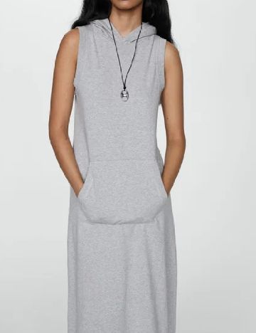 Rochie medie Mango, gri