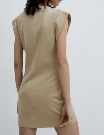 Rochie scurta Mango, bej