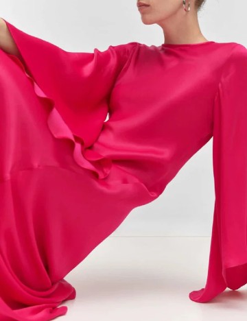 Rochie lunga Mango, roz