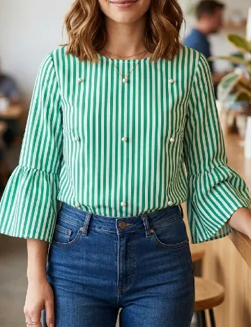 Bluza Zara, verde