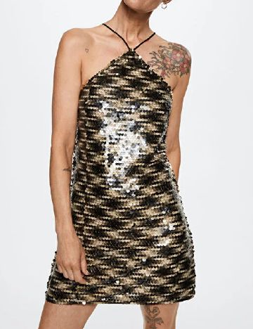 Rochie scurta Mango, mix culori