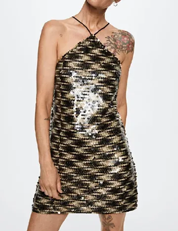 Rochie scurta Mango, mix culori