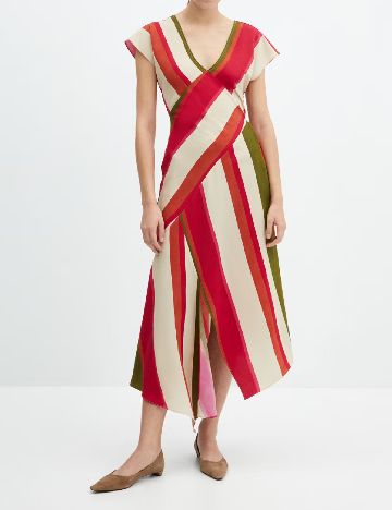 Rochie medie Mango, mix culori