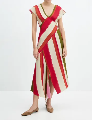 Rochie medie Mango, mix culori