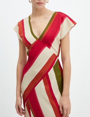 Rochie medie Mango, mix culori