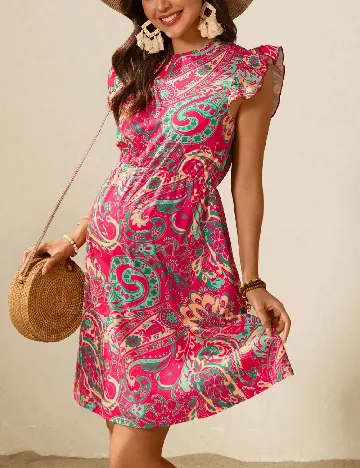 Rochie scurta SHEIN Maternity, mix culori