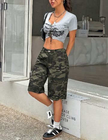 Pantaloni scurti SHEIN, mix culori