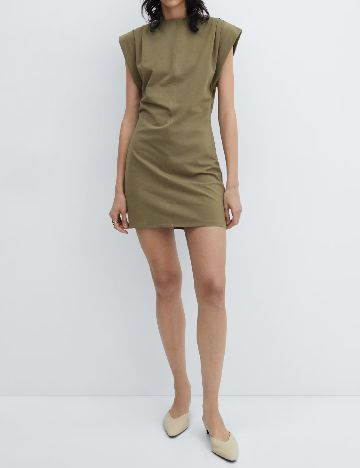 Rochie scurta Mango, verde