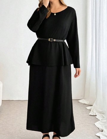 Set bluza si rochie SHEIN CURVE, negru