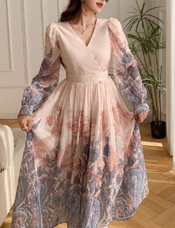 Rochie medie Dazy, mix culori