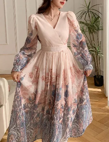 Rochie medie Dazy, mix culori