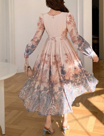 Rochie medie Dazy, mix culori