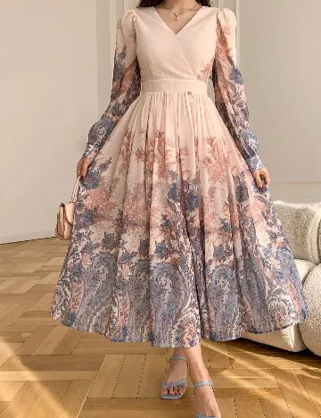 Rochie medie Dazy, mix culori