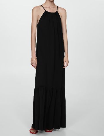 Rochie lunga Mango, negru