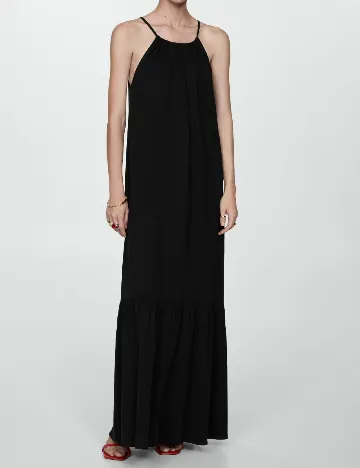 Rochie lunga Mango, negru
