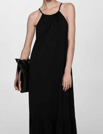 Rochie lunga Mango, negru