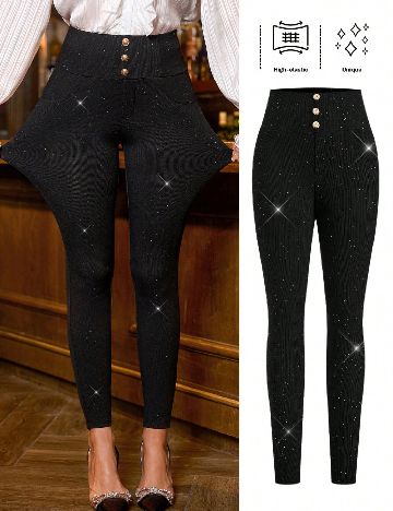 Colanti SHEIN, negru