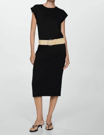 Rochie medie Mango, negru