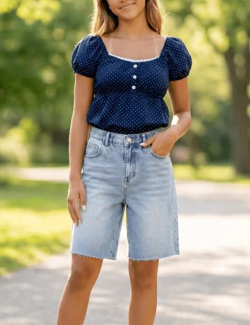 Bluza Shein Kids, bleumarin