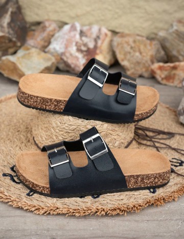 Slapi SHEIN, negru