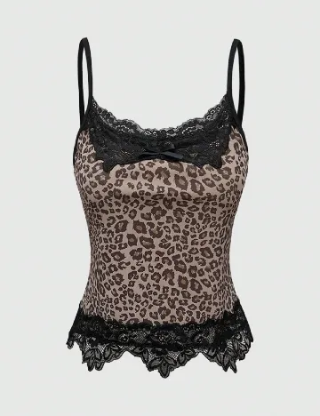 Maiou Romwe Plus Size, animal print