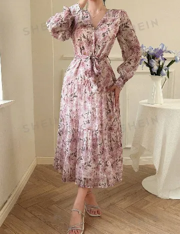 Rochie medie Dazy, floral print