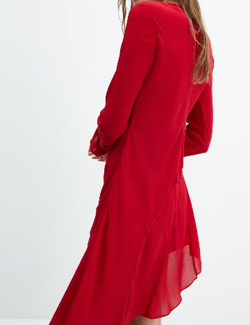 Rochie scurta Mango, rosu