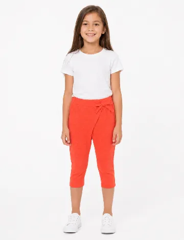 Pantaloni trei sferturi Zara, portocaliu