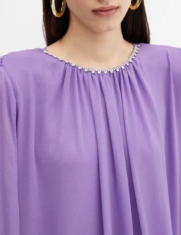 Rochie lunga Mango, mov