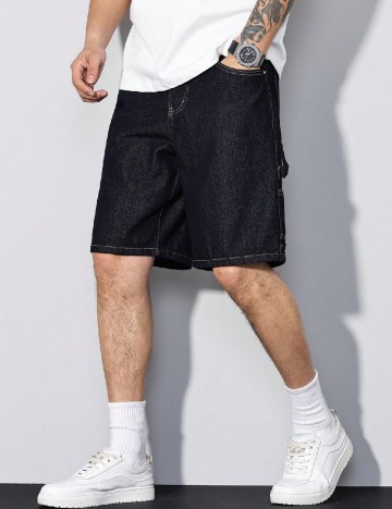 Pantaloni scurti SHEIN, bleumarin