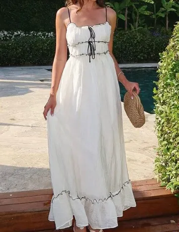 Rochie lunga SHEIN, alb